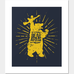 Grizzly Bear Arms Posters and Art